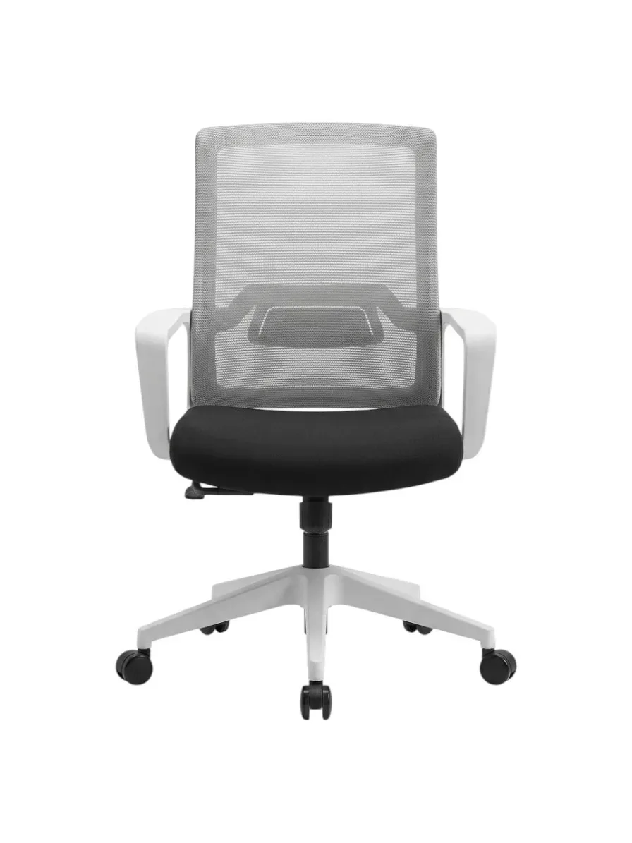 Office chair Gojo Black OS-50 Plastic gray frame Medium backrest with mesh H-09 58*58*92.5cm 804-1B/OS-50/H-09