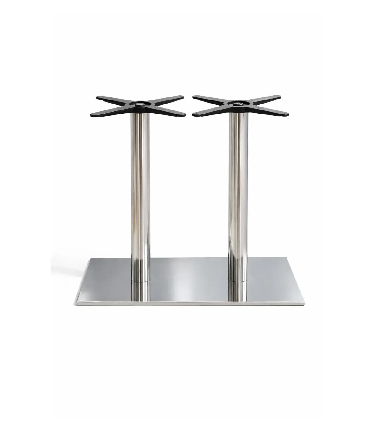 Kitchen table leg pedral INOX metal polished 75*40cm 4461/LU