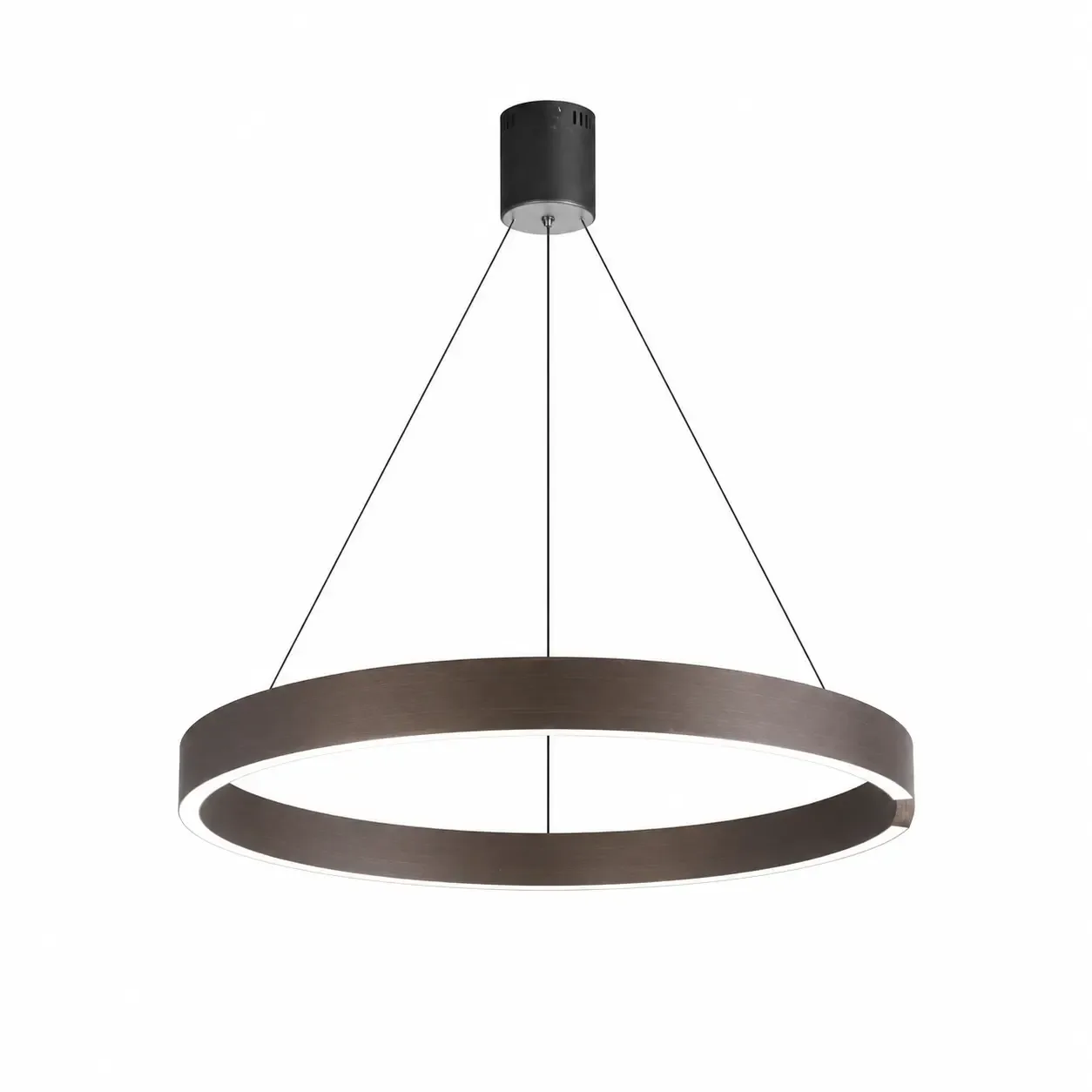 Chandelier Juncan Silver Aluminum Arc LED D60cm MD9048
