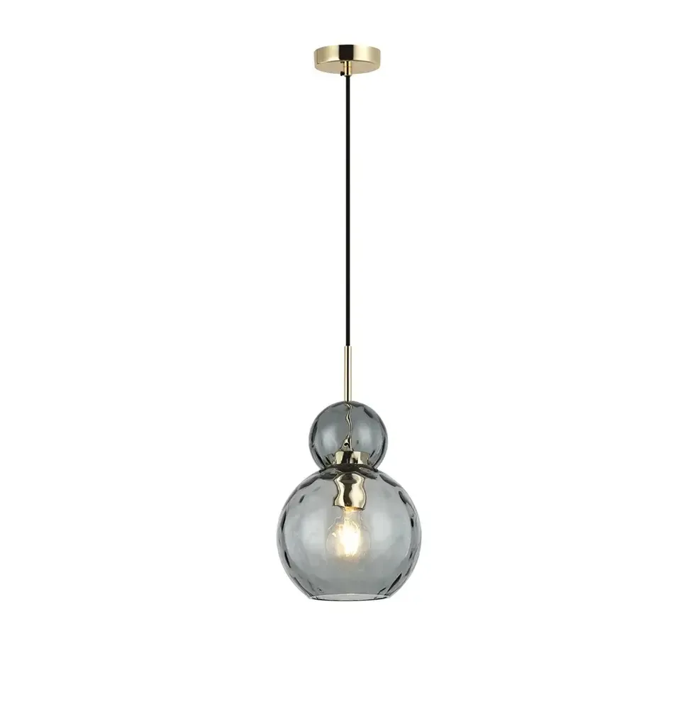 Люстра Viokef Firenze 40 Вт, дымчато-золотой цвет, 18*150 см, артикул 4294400