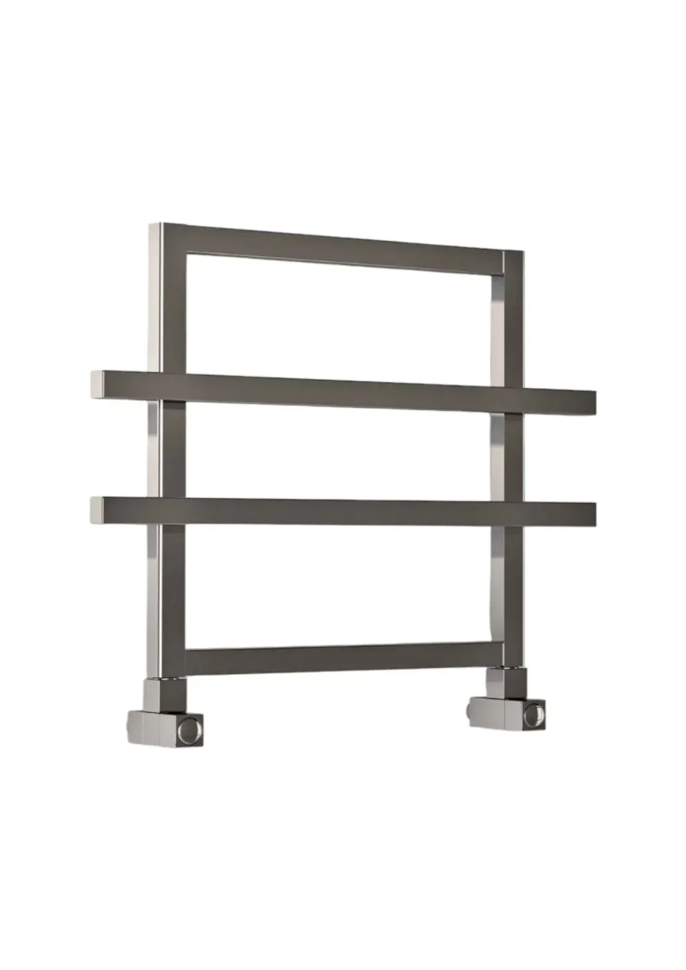Radiator Carisa AJAX-II with 2 sections aluminum black 45*60cm AJA0450060002