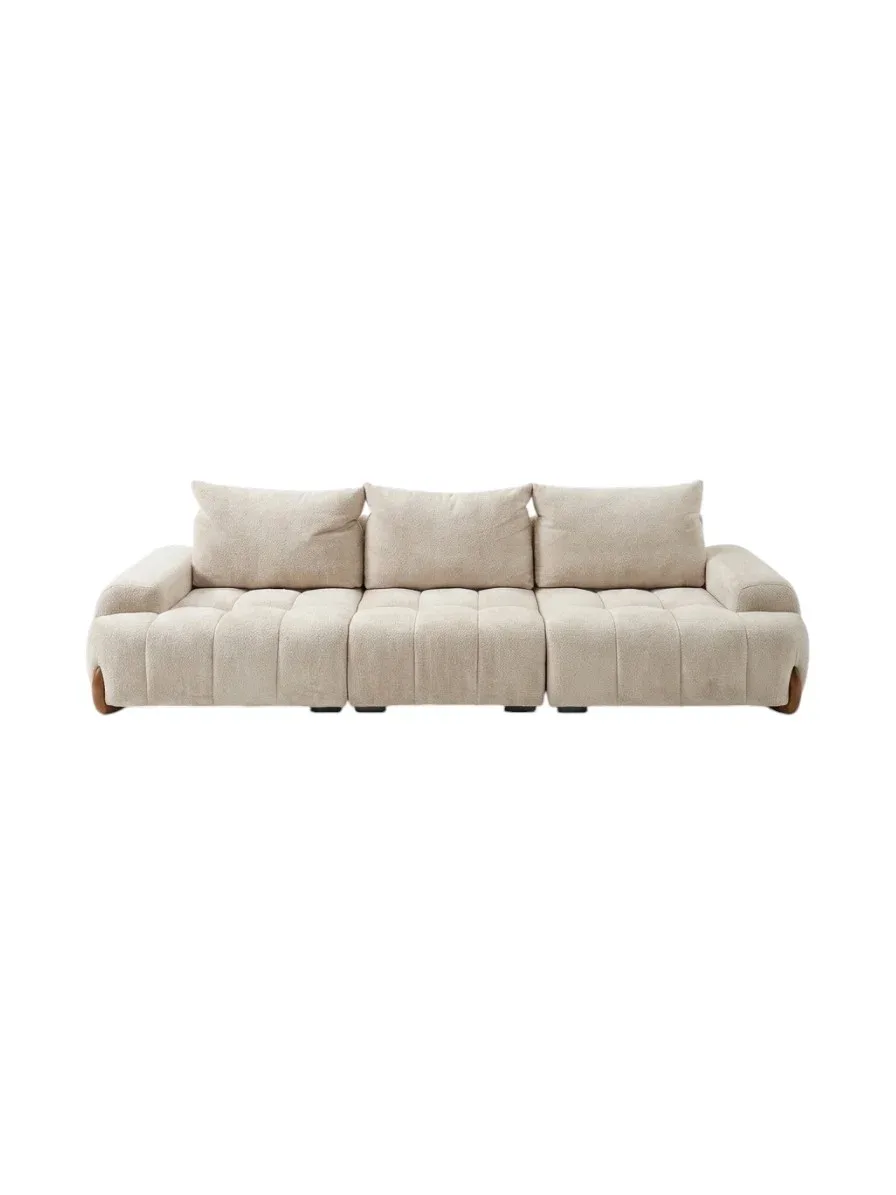 Диван для гостиной Kimhome Бежевый Мебель 320*128*90 см LS-B2030