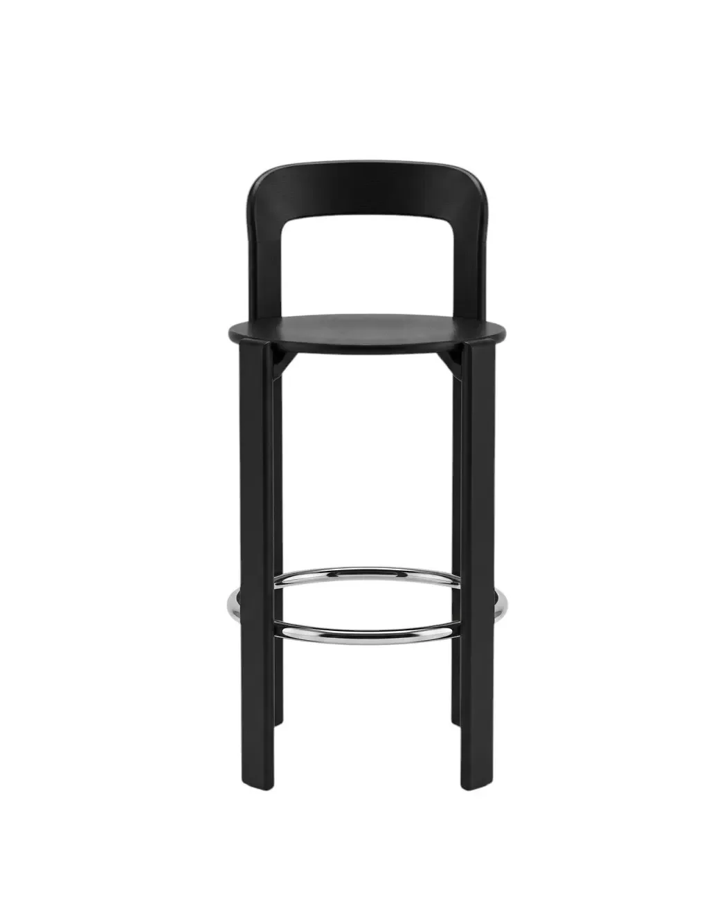 Bar stool Miago Black Wooden 37*46.5*99cm NH01L