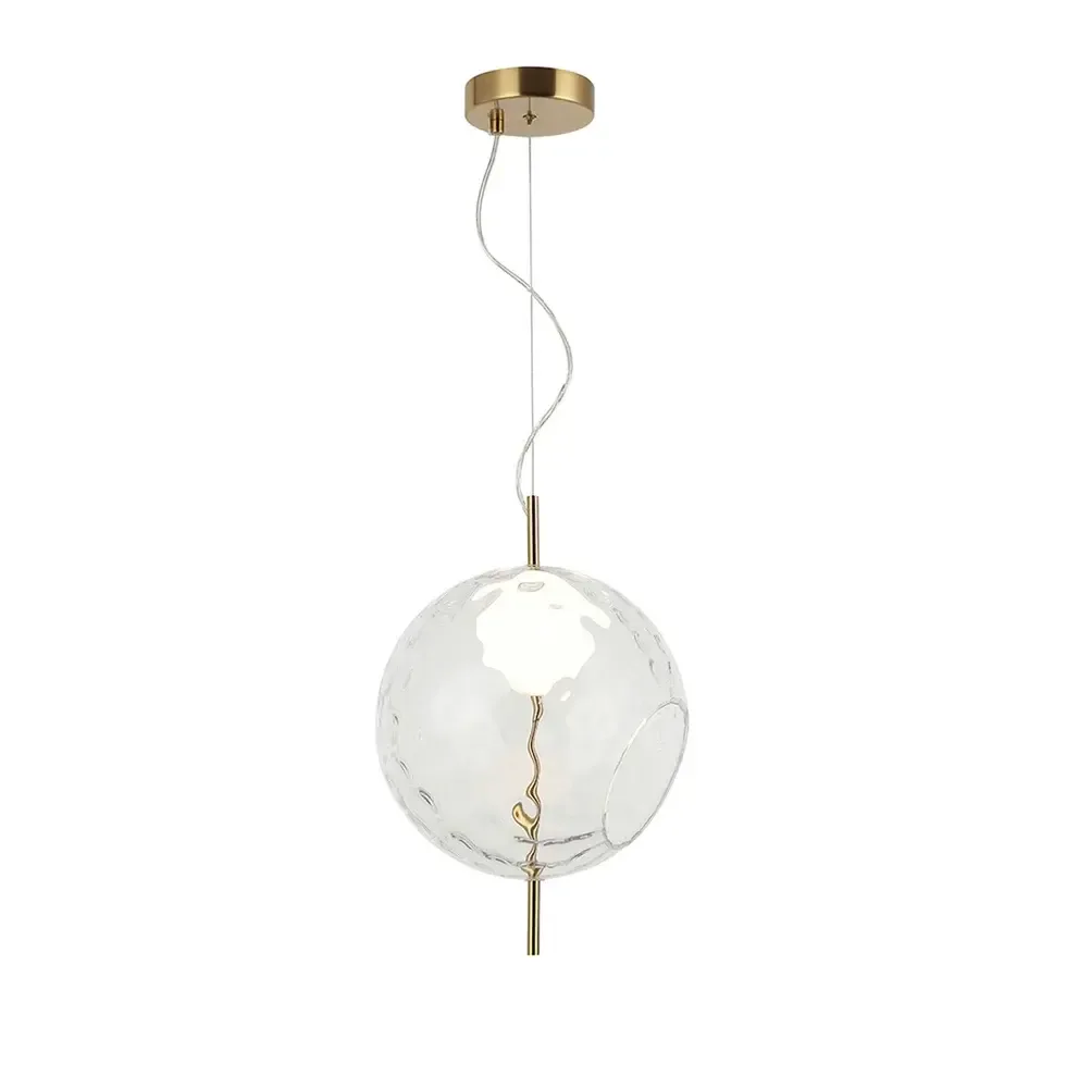Люстра Viokef DALIA 7 Вт Прозрачная Золотая 30*150 см 4302700