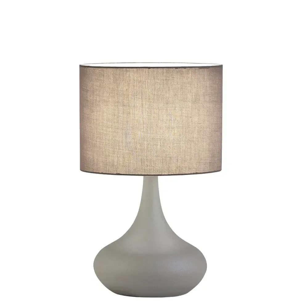 Настольная лампа Viokef Lana 40W серая 30*50см 4153000