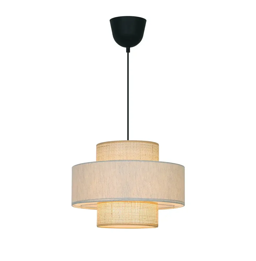 Люстра Viokef ANDAMAN LED 40W НАТУРАЛЬНЫЙ ЧЕРНЫЙ 36*150м 4296600