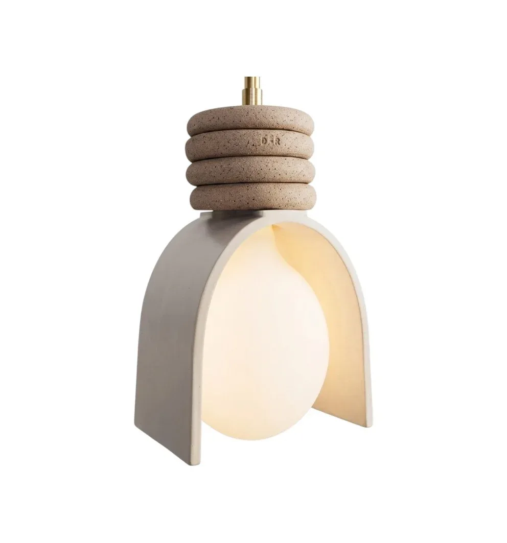 Chandelier Juncan Light Gray Acrylic E27 12.5*H18cm D8372-GREY