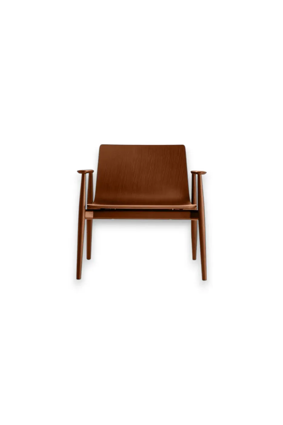 Living room chair pedrali MALMO brown wooden frame 72*60*70cm 295MC_FSC