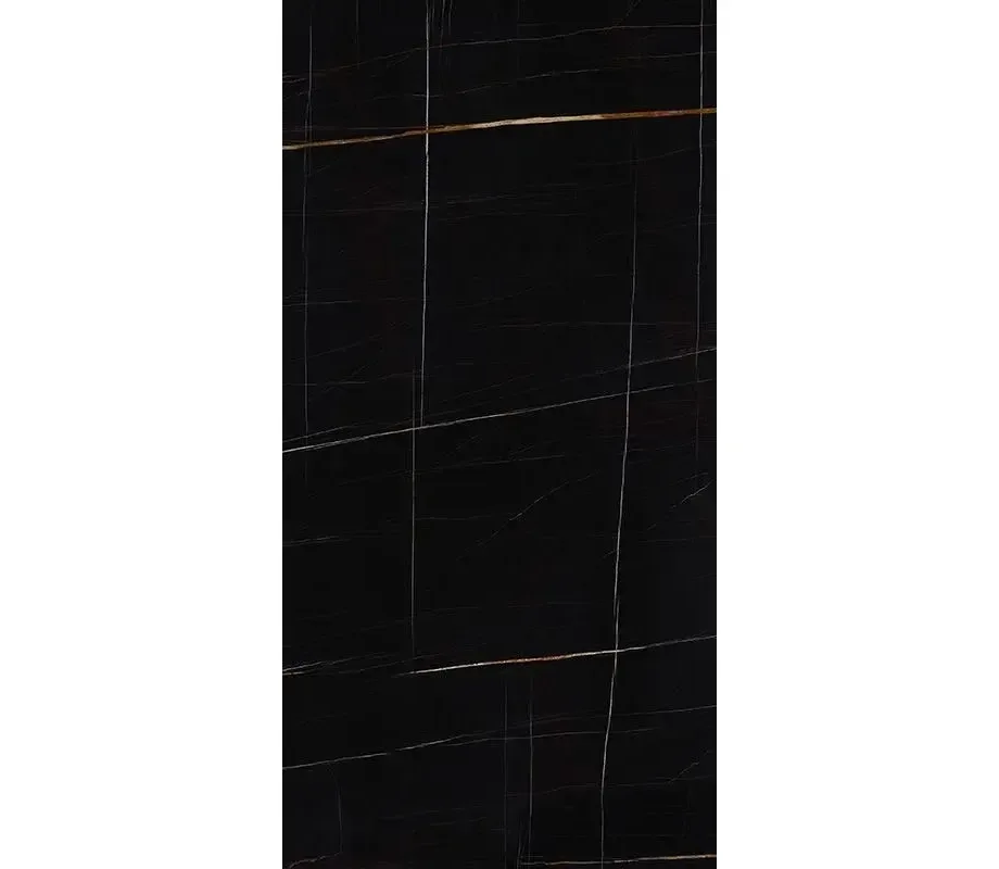 Крупноформатная плитка Ascale Sahara Noir 12 мм глянцевая 320*160 см кв.м. ASC-SAHNOIR-12P