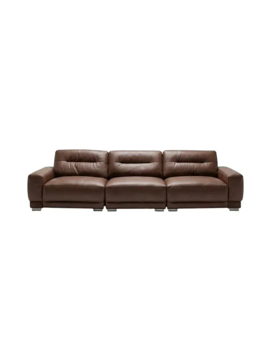 Диван для гостиной Kimhome Коричневый Кожа 322*100*85 см P8510