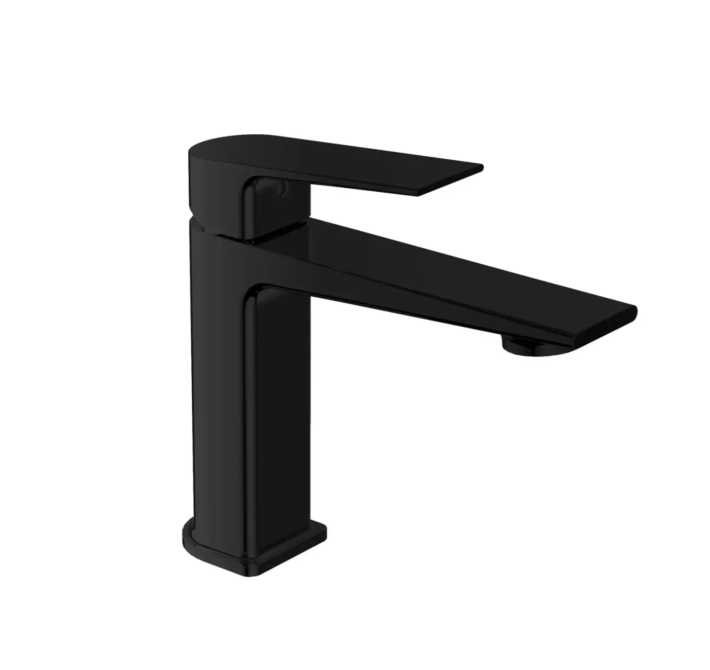 Basin mixer Empolo ARMAN with machined surface black M38 1101CB