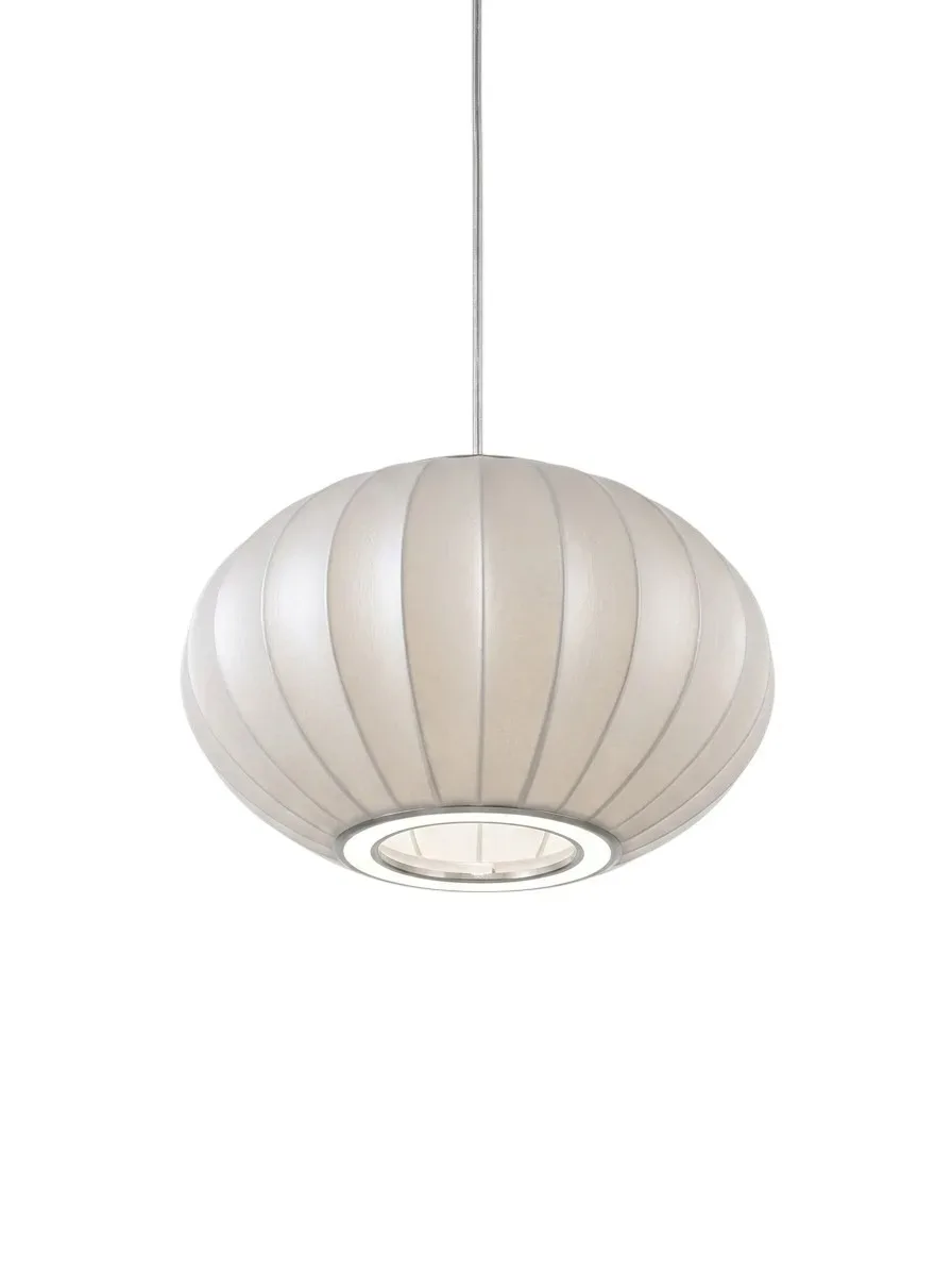 Chandelier Juncan White Silk Spherical E27 30*18cm MD6558-30
