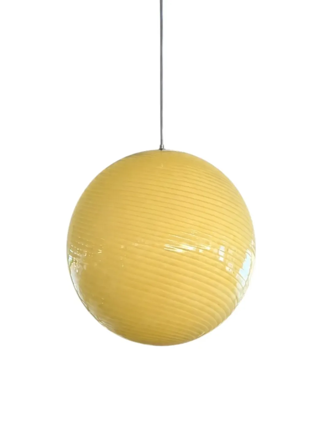 Chandelier Juncan yellow glass E27 D30cm MD6531-YELLOW