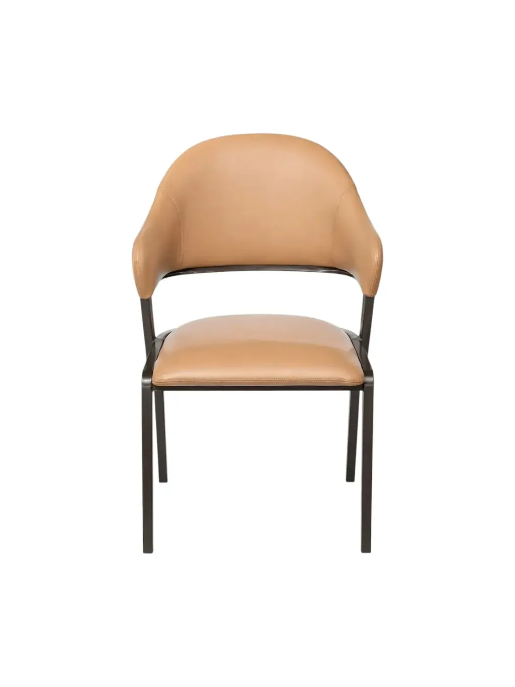 Кухонный стул Kimhome Коричневый Искусственная кожа 50*53*85 см Y83#-BROWN