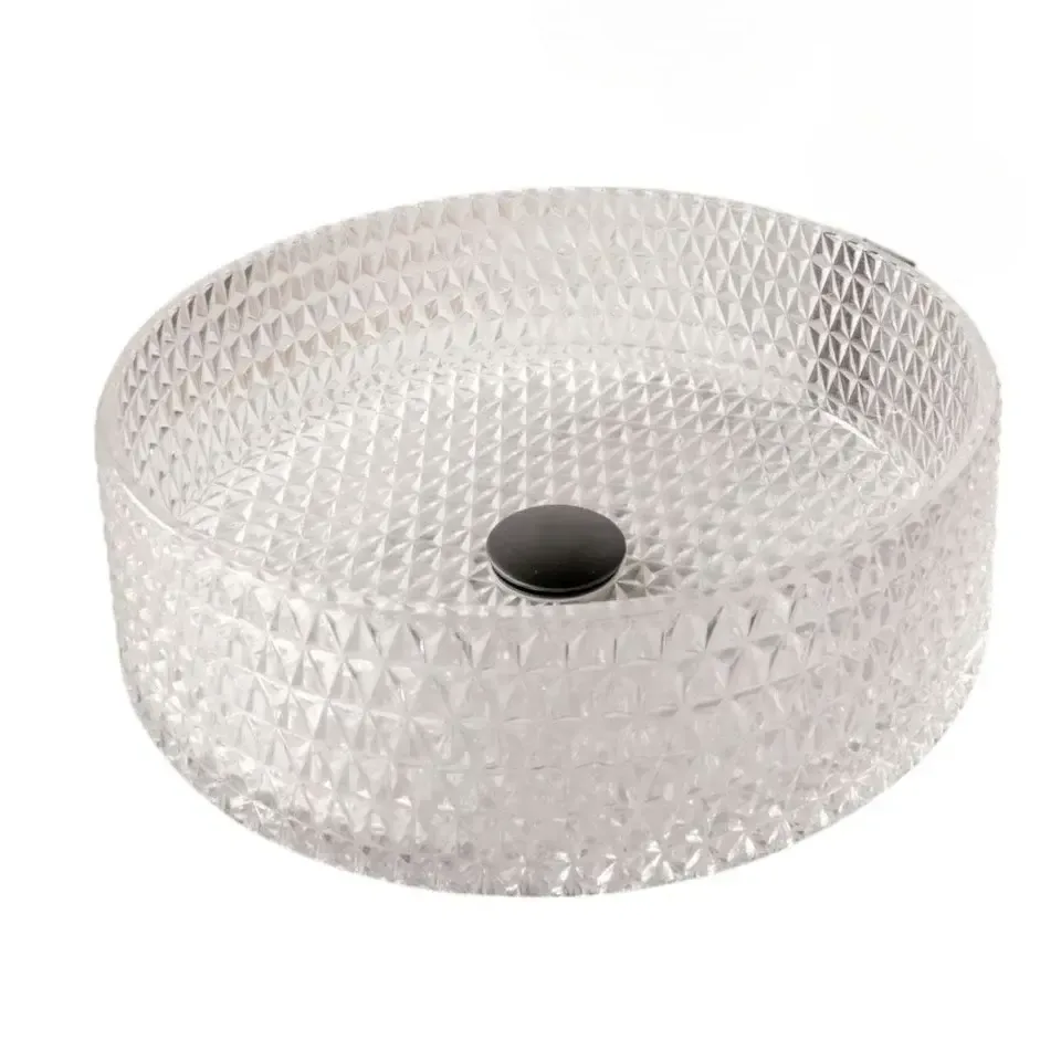 Glass basin Empolo 39*39*12 cm MEC875B