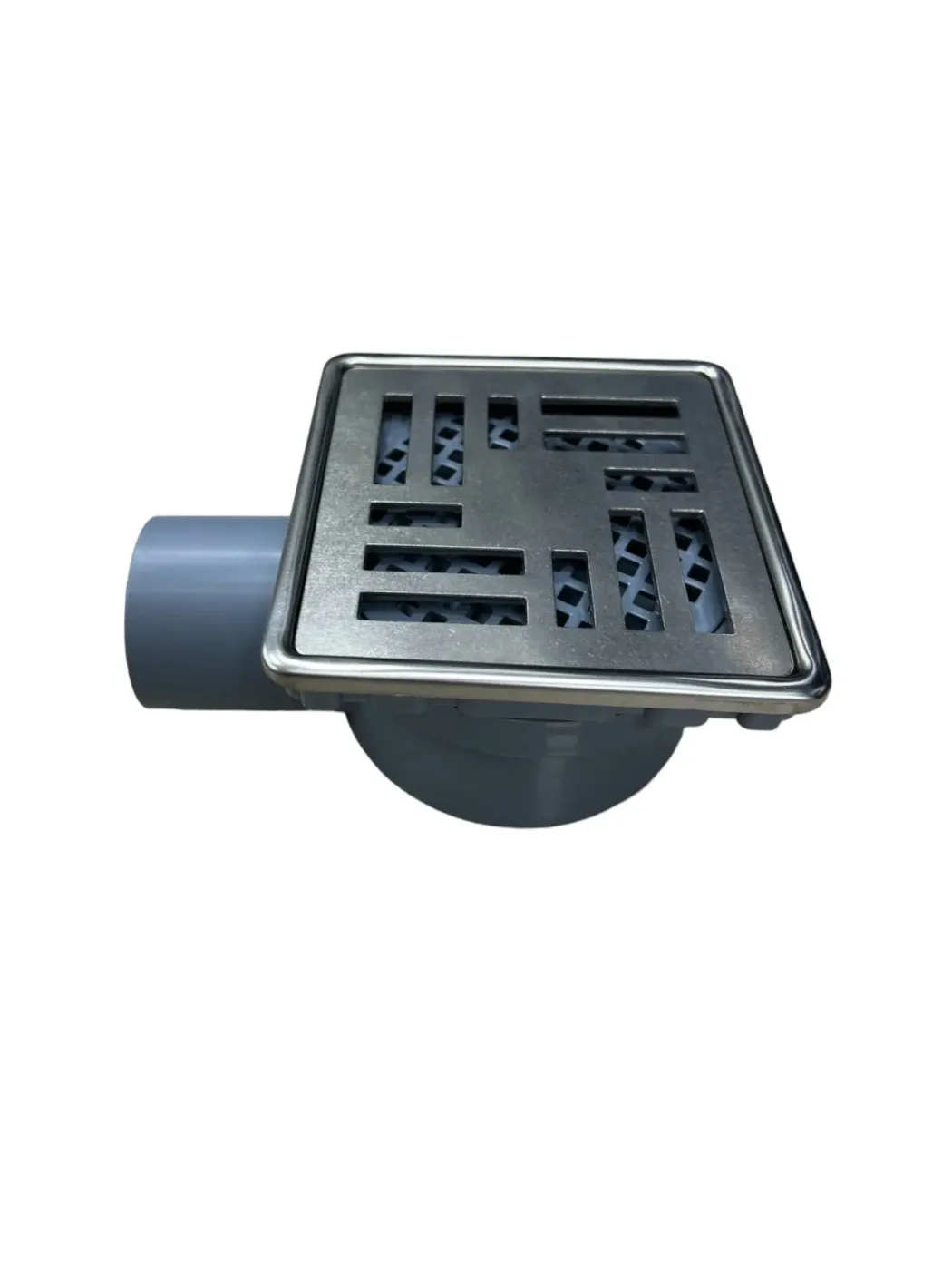 Square Trap Metline Stainless Metal Frame Hole. Cover M2 dry 10*10 cm M-10-A – (M2)
