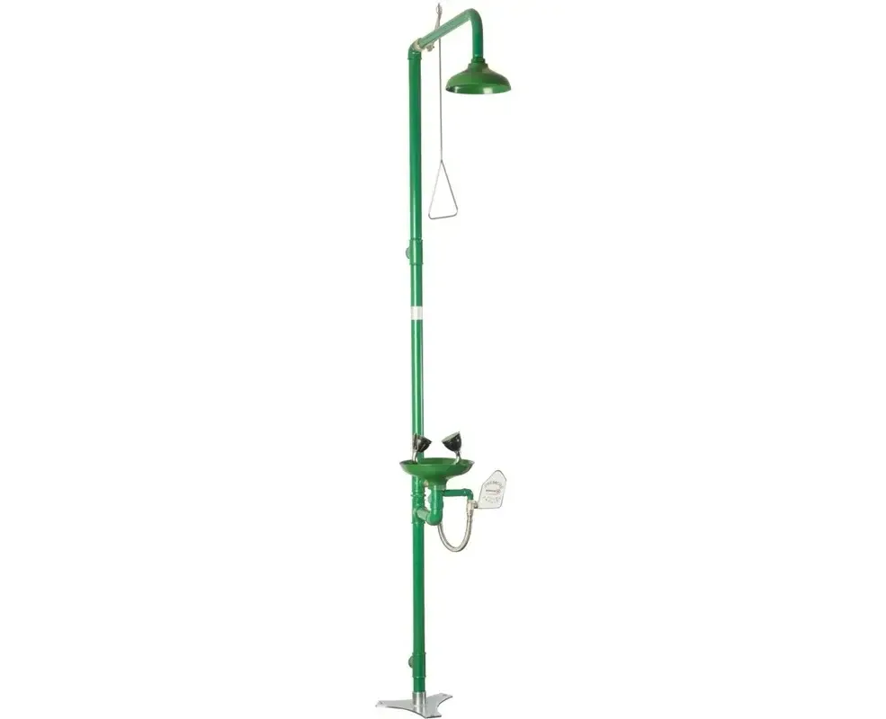 Shower system with eye wash function Nofer green 215 cm SC700SS