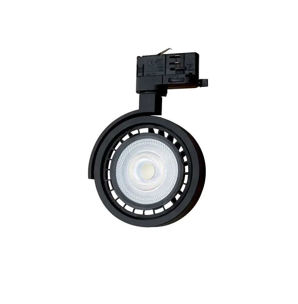 Spot lighting Viokef FLIS 35watt black diameter 12.7cm 4224600