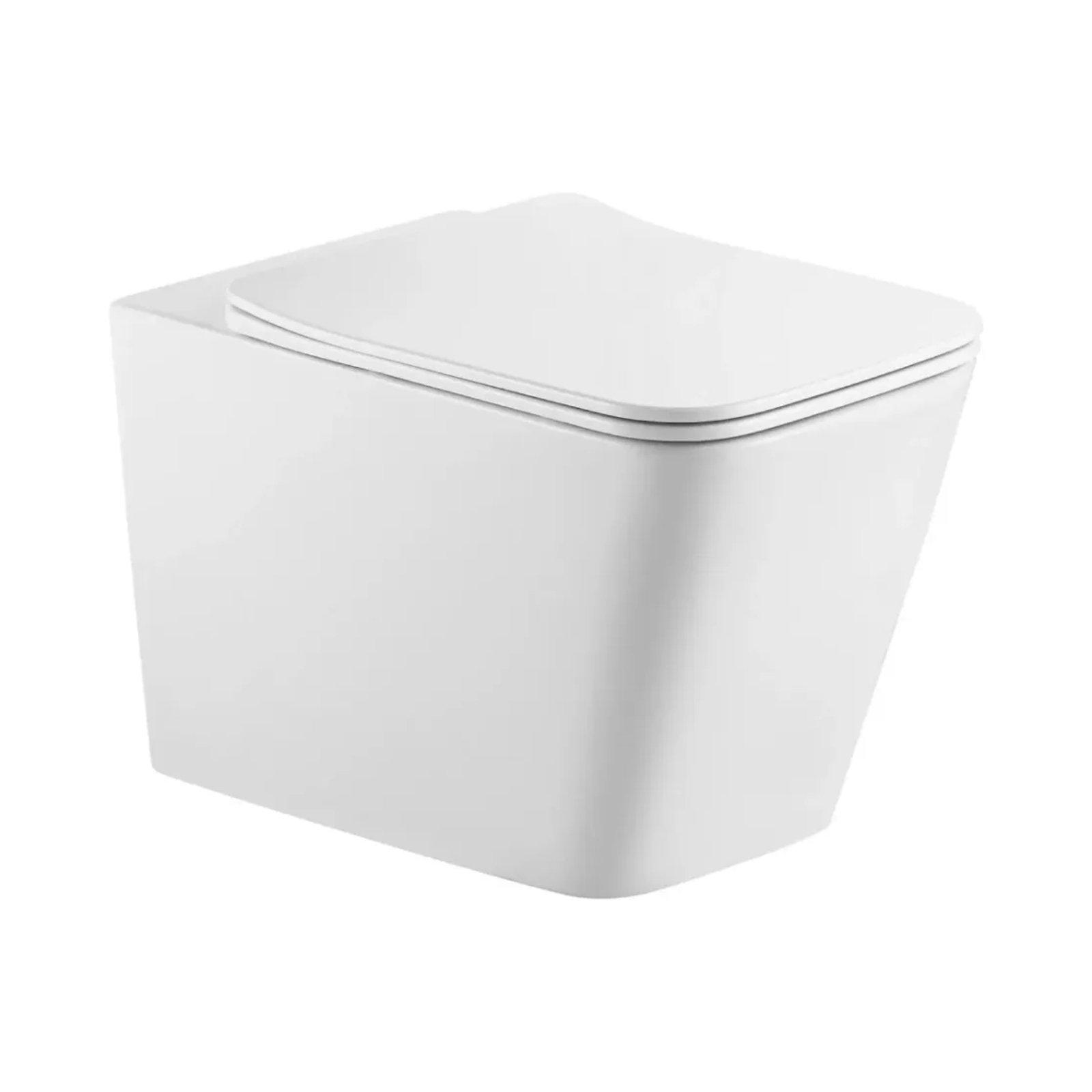 Wall-hung toilet Empolo TORNADO with flush spray P outlet white glossy 52*34*35.5cm MET101F