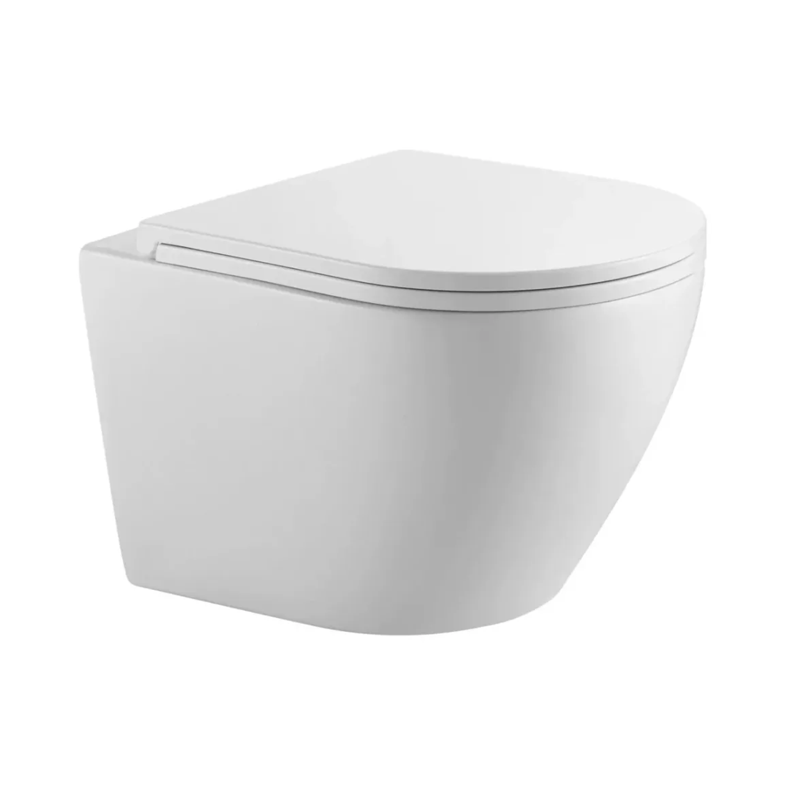 Wall-hung toilet Empolo TORNADO with flush spray P outlet white glossy 48.5*37*36.5cm MET102F